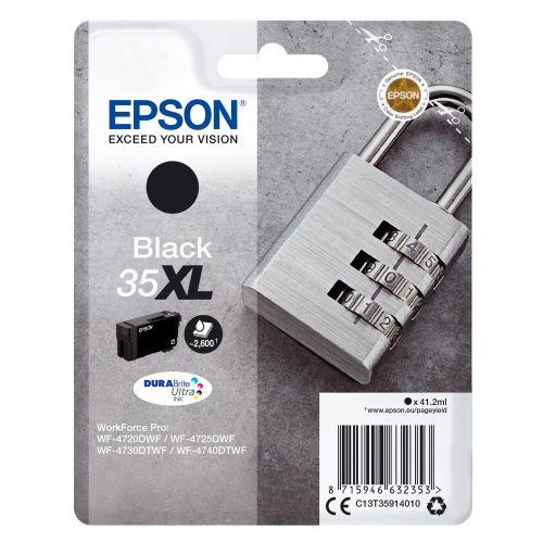 EPSON 35 XL CARTUCCIA INK 41.2 ML NERA